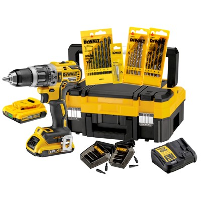 DeWALT - Akku-Schlagbohrschrauber-Set DCK796D2T-QW 18V 7 2,0Ah mit Zubehör