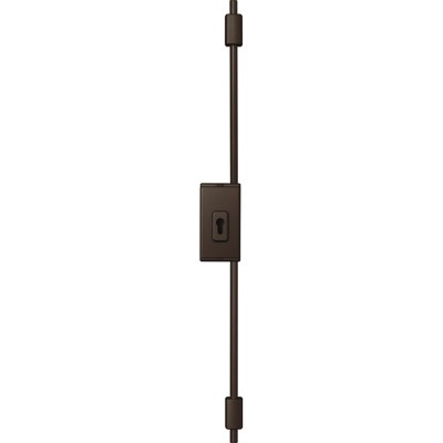 ABUS - Tür-Stangenschloss ohne Zylinder, TSS550 B, Metall, braun