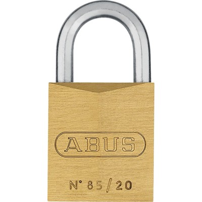 ABUS - AV-Vorhangschloss 85/20, Messing massiv