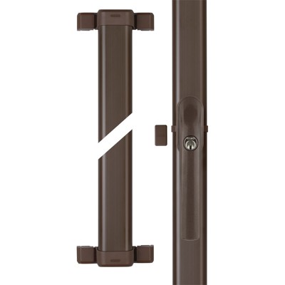 ABUS - FT-Stangenschloss, mit Alarm, FOS550A, AL0125, Stahl braun