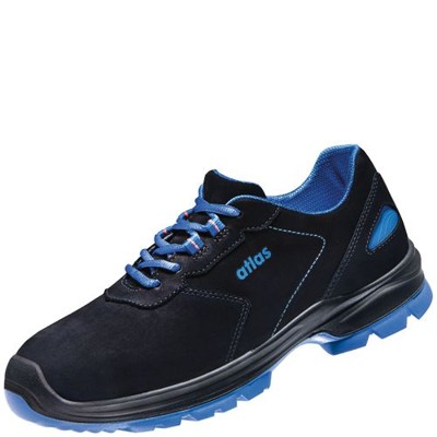 atlas® - Sicherheitshalbschuh TX 42, S2 ESD, schwarz/blau, W10, Größe 38
