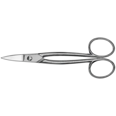Erdi - Goldschmiedeschere mit Griff 180mm gerade vernickelt