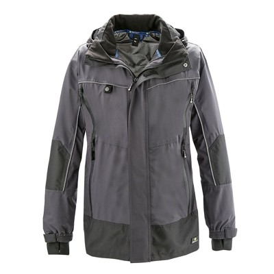 4Protect® - Wetterschutz-Jacke PHILLY, grau/schwarz, Größe 4XL