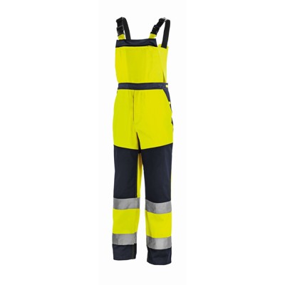 teXXor® - Warnschutz-Latzhose BUFFALO, warngelb/navy, Größe 54