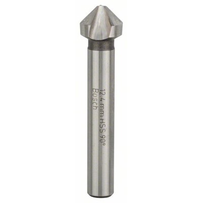Bosch - Kegelsenker 90° HSS, ø12,4 x 56mm für M6, Schaft-ø8mm (2608597507)