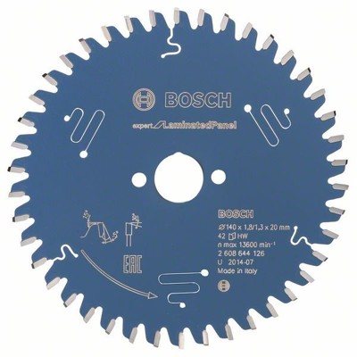 Bosch - HW Kreissägeblatt Expert for Laminated Panel ø140x20x1,8 42T (2608644126)