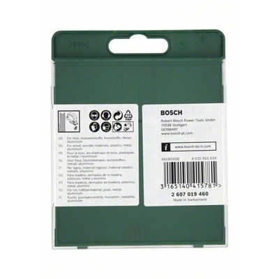 Bosch - Sägeblattkassette Holz/Metall/Kunststoff (U-Schaft), 10-teilig (2607019460)