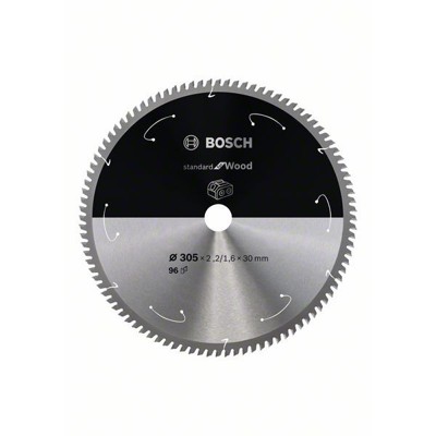 Bosch - Sägeblatt Standard for Wood für Akku-Kreissäge 305 x 2,2/1,6 x 30x T96