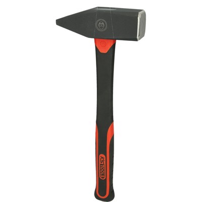 KSTOOLS® - Schlosserhammer mit Fiberglasstiel, 2000g