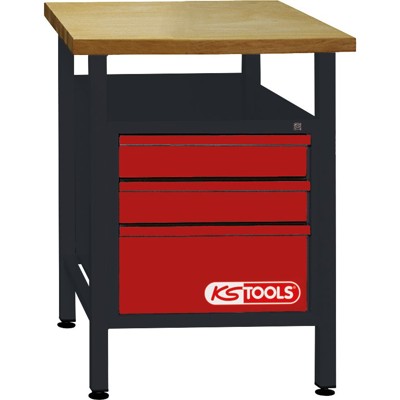 KSTOOLS® - Werkbank mit 3 Schubladen, H840xB600xT600mm
