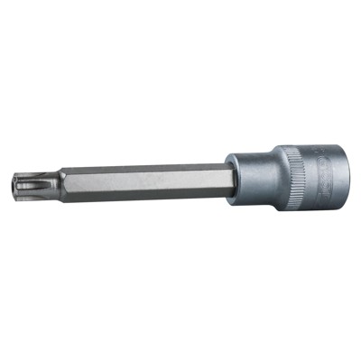 KSTOOLS® - 1/2" Bit-Stecknuss RIBE mit Stirnlochbohrung, lang, M8