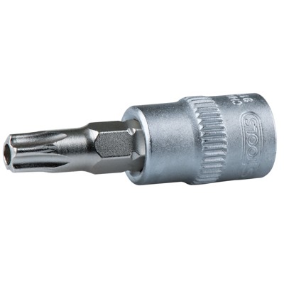 KSTOOLS® - 3/8" Bit-Stecknuss Torx mit Stirnlochbohrung, TB60
