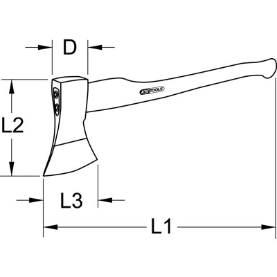 KSTOOLS® - BRONZEplus Axt 900mm