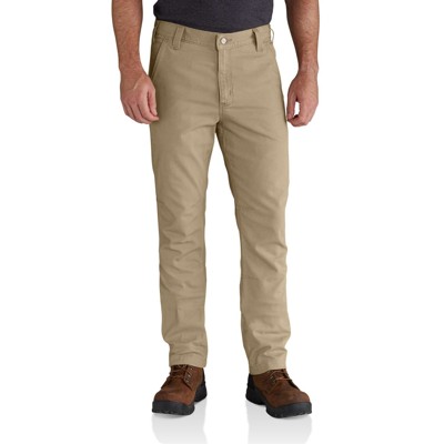 carhartt® - Herren Stretch-Arbeitshose RIGBY STRAIGHT FIT PANT, dark khaki, Größe W40/L34