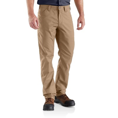 carhartt® - Herren Arbeitshose Stretch RUGGED STRETCH CANVAS PANT, dark khaki, Größe W42/L32