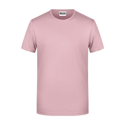 James & Nicholson - Herren Basic T-Shirt 8008, pink, Größe XL