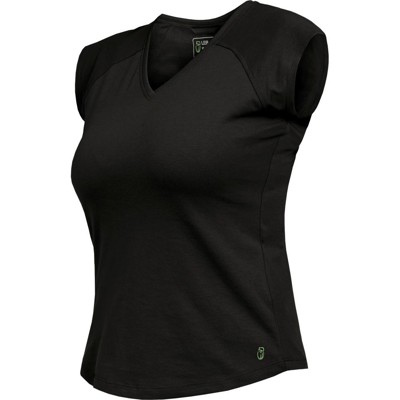Leibwächter - Damen-T-Shirt-Flex-Line Schwarz, Größe 40