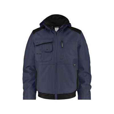 Dassy® - Austin Canvas Winterjacke, nachtblau/schwarz, Größe 2XL