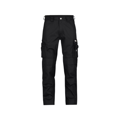 Dassy® - Miami Arbeitshose mit Kniepolstertaschen, schwarz, Schrittlänge Minus, Größe 46