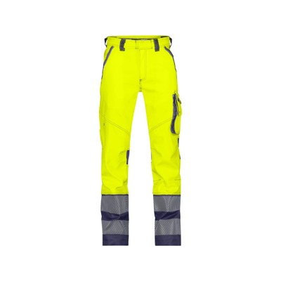 Dassy® - Minnesota Stretch-Warnschutzbundhose, Größe 66, NEONGELB/DUNKELBLAU
