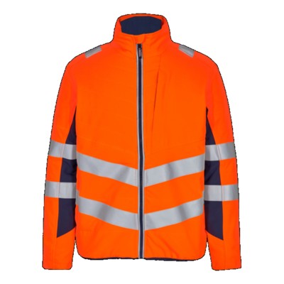 Engel - Safety Stepp-Innenjacke 1159-158, Warnorange/Blue ink, Größe 4XL
