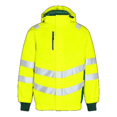 Engel - Safety Pilotjacke 1246-930, Warngelb/Grün, Größe XL