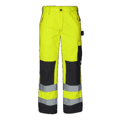 Engel - Safety+ Multinorm Hose 2235-825 EN ISO 20471, Warngelb/Schwarz, Größe 114