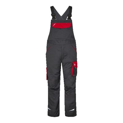 Engel - Galaxy Light Latzhose 3290-880, Anthrazitgrau/Tomato Red, Größe 64