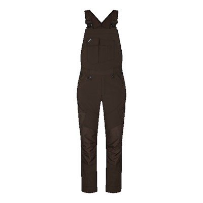 Engel - X-treme Latzhose mit 4-Wege-Stretch 3369-317, Mokkabraun, Größe 28