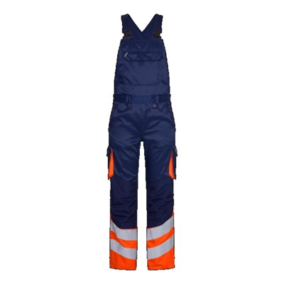 Engel - Safety Light Latzhose 3547-319, Blue Ink/Warnorange, Größe 74