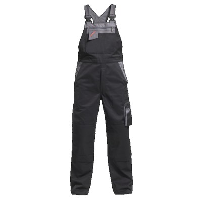 Engel - Enterprise Latzhose 3600-785, Schwarz/Grau, Größe L84