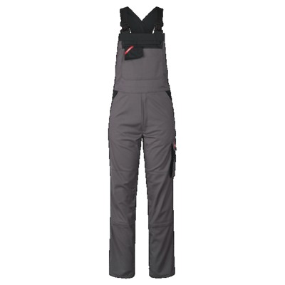 Engel - Enterprise Stretch Latzhose 3680-217, Grau/Schwarz, Größe 26