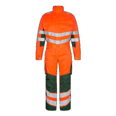 Engel - Safety Light Overall 4545-319, Warnorange/Grün, Größe 5XL