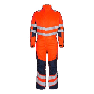 Engel - Safety Light Overall 4545-319, Warnorange/Blue ink, Größe 6XL