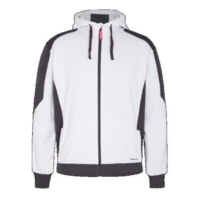Engel - Galaxy Sweatcardigan 8820-233, Weiß/Anthrazitgrau, Größe XS