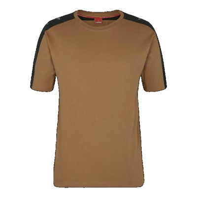 Engel - Galaxy T-Shirt 9810-141, Toffee Brown/Anthrazitgrau, Größe 3XL