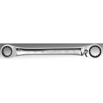Facom - Knarrenringschlüssel gekröpft 22 x 24mm 65.22X24