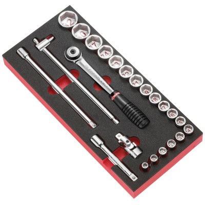 Facom - Modul - Steckschlüssel-Set 1/2" 23-teilig MODM.S1A
