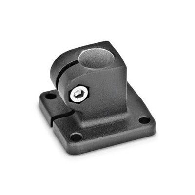 Ganter Norm® - 162-B14-2-SW Fuß-Klemmverbinder, Aluminium