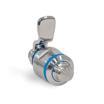 Ganter Norm® - 1150-30-SW-22-VH-E Edelstahl-Verriegelungen, Betätigungs- und Riegelseite in Hygienic Design (Vollh