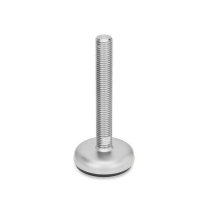 Ganter Norm® - 31-100-M16-250-B3-T Edelstahl-Stellfüße, mit Gummiauflage
