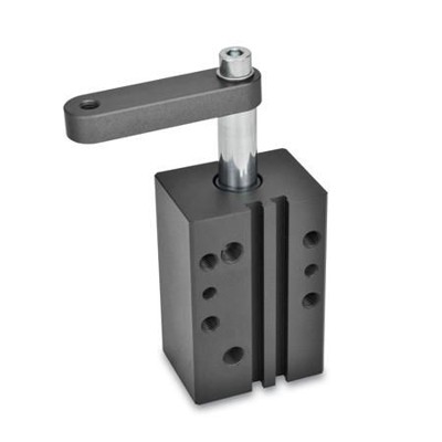 Ganter Norm® - 875-25-14-L-B Schwenkspanner, in Blockbauweise