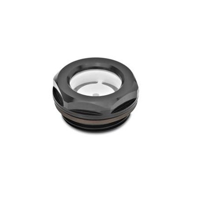 Ganter Norm® - 743.1-7-M14X1,5-AS Ölschaugläser, Aluminium / Sicherheitsglas (ESG)
