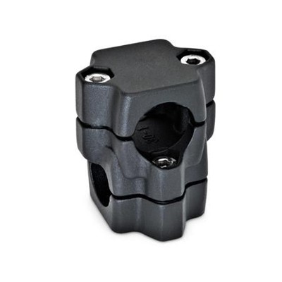 Ganter Norm® - 134-B20-B20-50-2-SW Kreuz-Klemmverbinder, mehrteilig