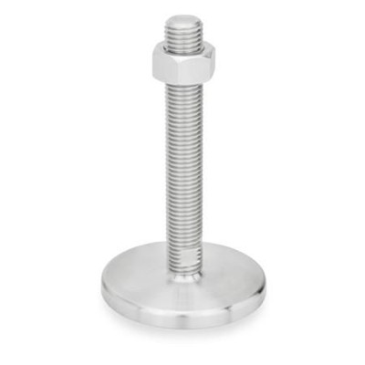 Ganter Norm® - 21-80-M16-100-D1-TK Edelstahl-Stellfüße