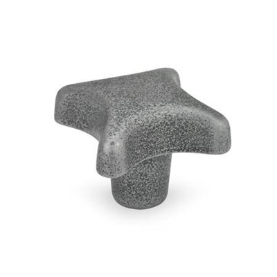 Ganter Norm® - 6335-GG-40-A Kreuzgriffe, Rohteil, Gusseisen / Aluminium, ohne Bohrung