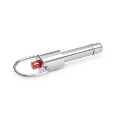 Ganter Norm® - 214.3-16-50 Edelstahl-Steckbolzen, Kunststoff-Schieber
