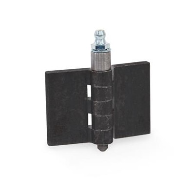 Ganter Norm® - 1366-ST-120-50-S-BL Scharniere, Stahlprofil, zum Anschweißen