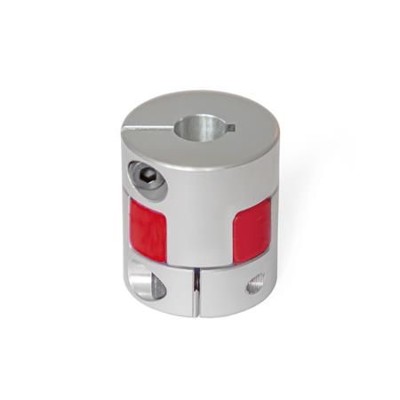 Ganter Norm® - 2240-40-K15-15-AL-RS Elastomer-Klauenkupplungen mit Klemmnabe