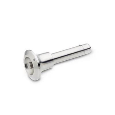 Ganter Norm® - 114.6-16-70 Steckbolzen mit Axialsicherung, Edelstahl 1.4305